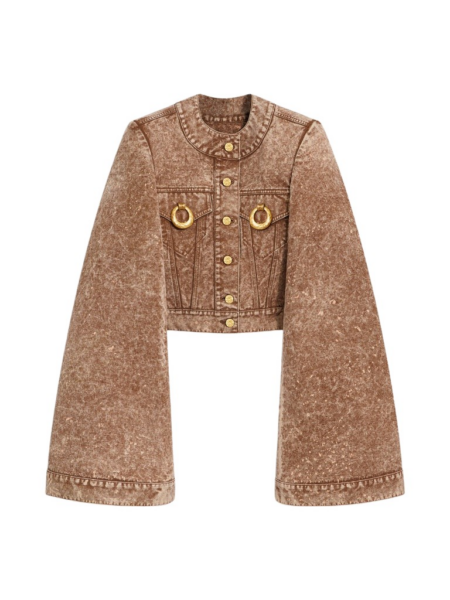 Schiaparelli Square-Shouldered Collareless Jacket Jackets in Schiaparelli Authentic Luxury Fashion at Luxury Shoes 