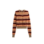 Schiaparelli-Striped-Cardigan36540_nobg Schiaparelli Striped Cardigan Knitwear in Schiaparelli Authentic Luxury Fashion at Luxury Shoes