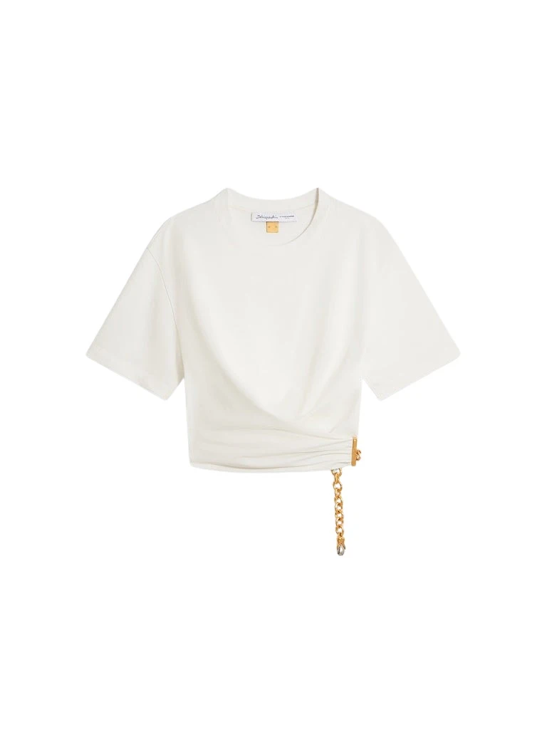 Schiaparelli-Twisted-T-Shirt-325158_nobg Schiaparelli Twisted T-Shirt Tops in Schiaparelli Authentic Luxury Fashion at Luxury Shoes