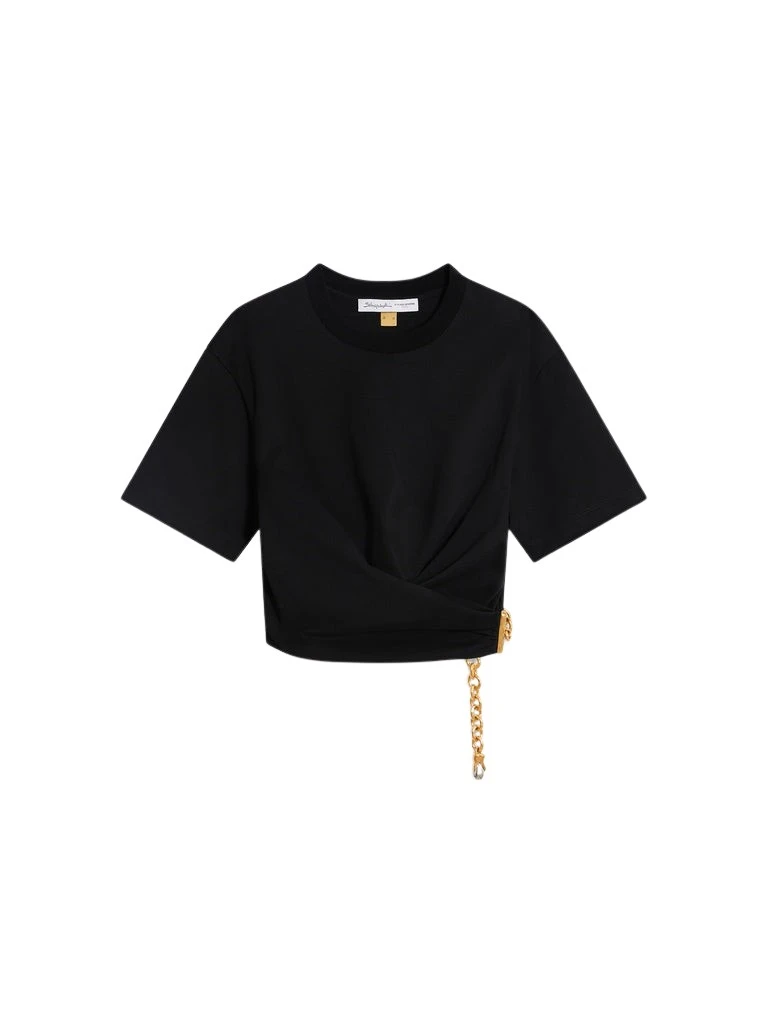 Schiaparelli-Twisted-T-Shirt55932_nobg Schiaparelli Twisted T-Shirt Tops in Schiaparelli Authentic Luxury Fashion at Luxury Shoes