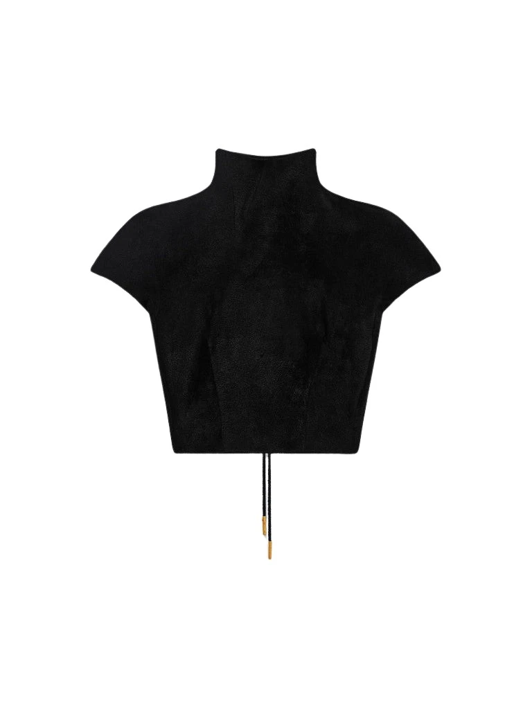 Schiaparelli-Velvet-Effect-Knitted-Jumper62888_nobg Schiaparelli Velvet-Effect Knitted Jumper Knitwear in Schiaparelli Authentic Luxury Fashion at Luxury Shoes