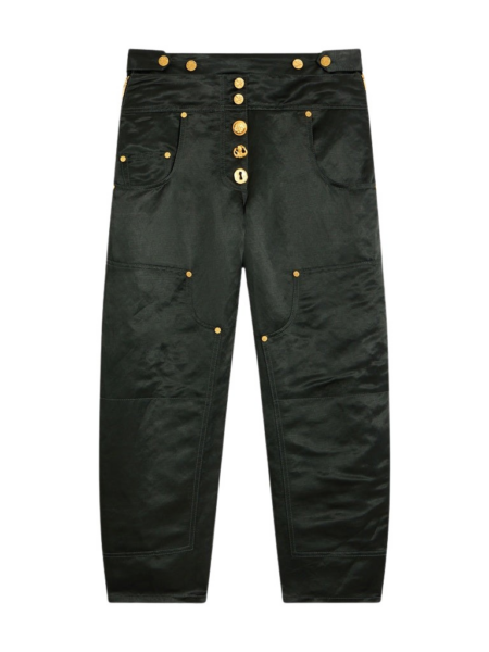 Schiaparelli Viscose And Linen Cowboy Pants Pants in Schiaparelli Authentic Luxury Fashion at Luxury Shoes 