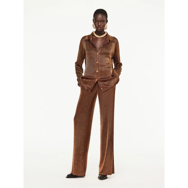Schiaparelli Wide-Leg Embroidered Pants Pants in Schiaparelli Authentic Luxury Fashion at Luxury Shoes 