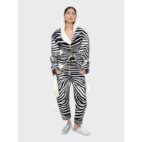 Schiaparelli Zebra Cowboy Pants Pants in Schiaparelli Authentic Luxury Fashion at Luxury Shoes 