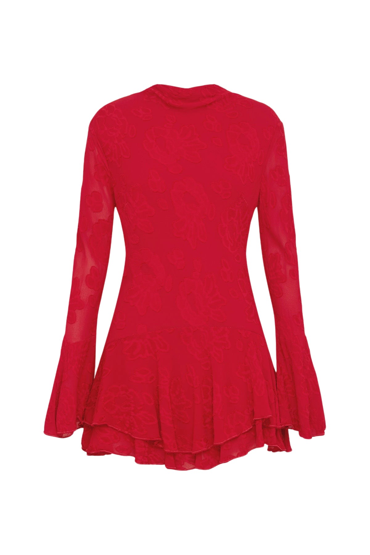 Shona-Joy-Bowery-Long-Sleeve-Ruffle-Mini-Dress-coveti94152_nobg Shona Joy Bowery Long Sleeve Ruffle Mini Dress - Shona Joy Dresses - Australian Designer Fashion at Luxury Shoes