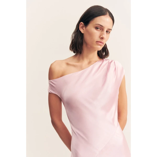 Shona Joy La Lune Asymmetrical Draped Maxi Dress - Shona Joy Dresses - Australian Designer Fashion at Luxury Shoes 