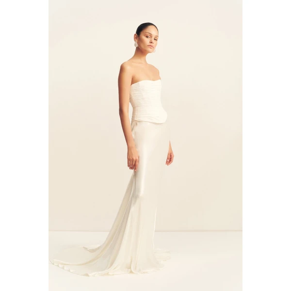 Shona Joy La Lune High Waist Maxi Skirt - Shona Joy Skirts - Australian Designer Fashion at Luxury Shoes 