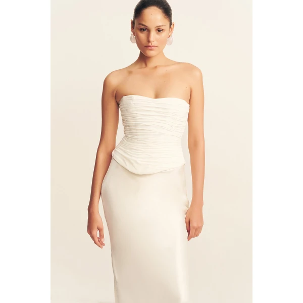 Shona Joy La Lune High Waist Maxi Skirt - Shona Joy Skirts - Australian Designer Fashion at Luxury Shoes 