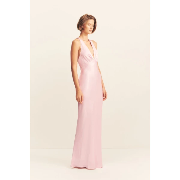 Shona Joy La Lune Plunged Cross Back Maxi Dress - Shona Joy Dresses - Australian Designer Fashion at Luxury Shoes 