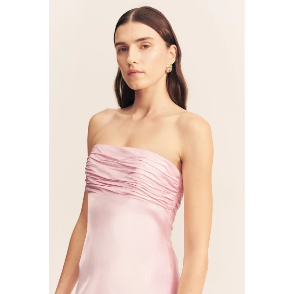 Shona Joy La Lune Strapless Ruched Bodice Maxi Dress - Shona Joy Dresses - Australian Designer Fashion at Luxury Shoes 