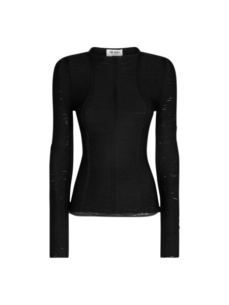 The Attico Sweater Black - The Attico Knitwear - Designed by Gilda Ambrosio & Giorgia Tordini - Shop at Luxury Shoes 