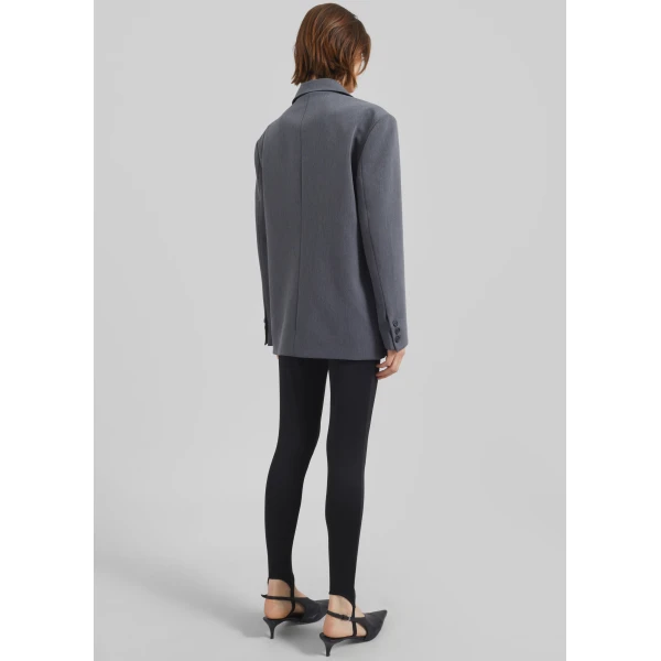 The Frankie Shop Caserta Stirrup Leggings - Black - Oversized Minimalist Pants in Black - Shop at Luxury Shoes 