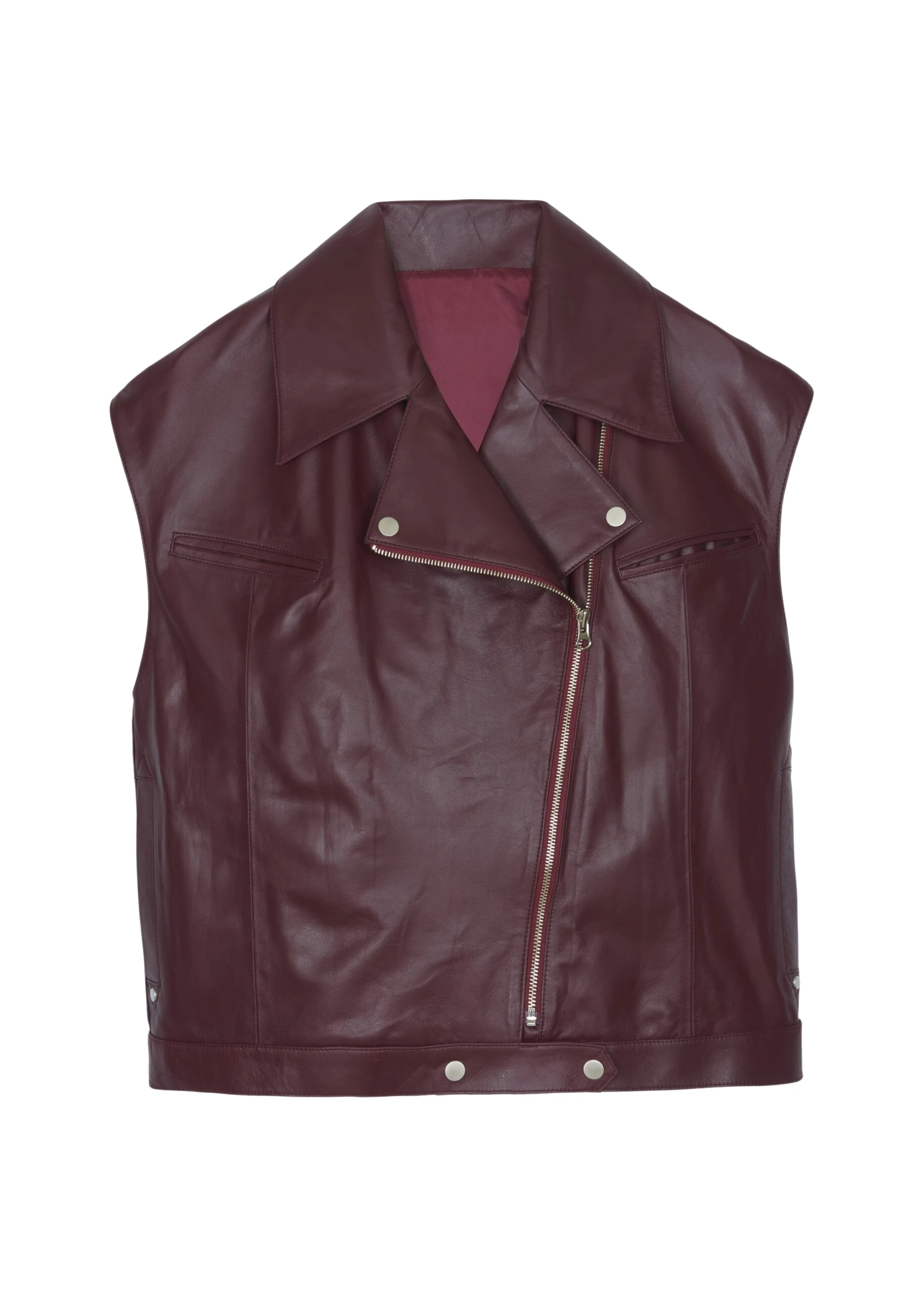 The-Frankie-Shop-Cetina-Leather-Vest-Burgundy-coveti-scaled17306_nobg The Frankie Shop Cetina Leather Vest - Burgundy - Oversized Minimalist Jackets in Red - Shop at Luxury Shoes