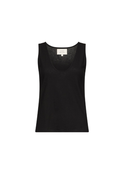 The Frankie Shop Loulou De Saison Albia Lds Tank Top - Black - Oversized Minimalist Tops in Black - Shop at Luxury Shoes 