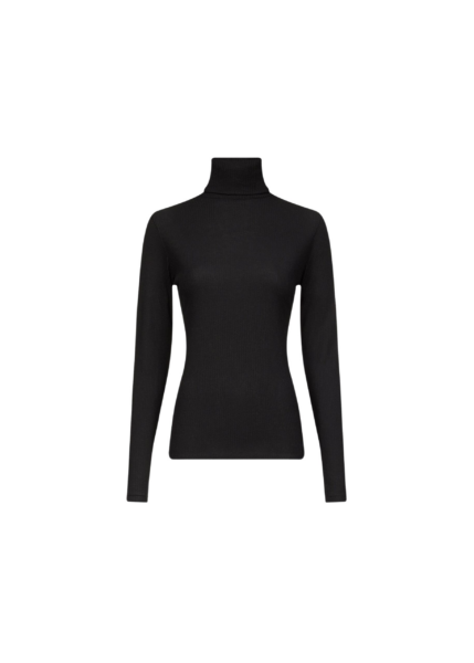 The Frankie Shop Loulou De Saison Gallinara Lds Second Skin Jersey Sweater - Black - Oversized Minimalist Knitwear in Black - Shop at Luxury Shoes 