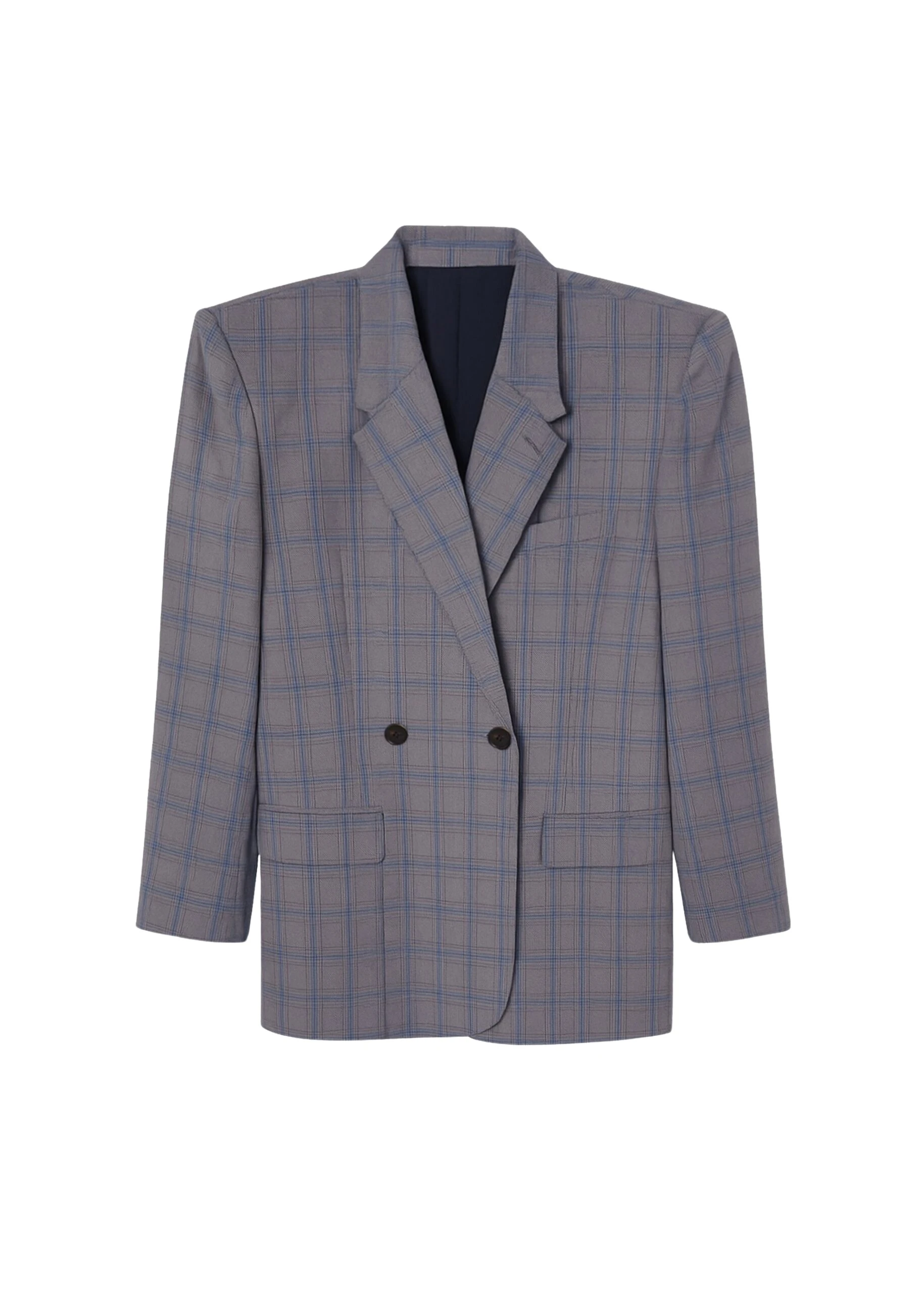 The-Frankie-Shop-Marnay-Padded-Blazer-Grey-Plaid-coveti-scaled87792_nobg The Frankie Shop Marnay Padded Blazer - Grey Plaid - Oversized Minimalist Jackets in Grey - Shop at Luxury Shoes