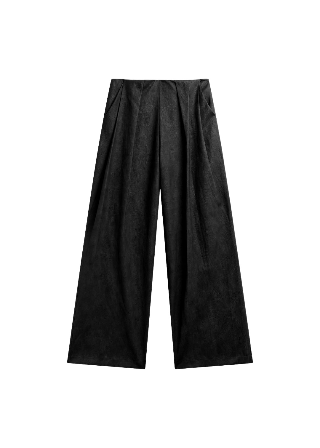 The-Frankie-Shop-Olivet-Faux-Leather-Trousers-Black-coveti-1185223_nobg The Frankie Shop Olivet Faux Leather Trousers - Black - Oversized Minimalist Pants in Black - Shop at Luxury Shoes
