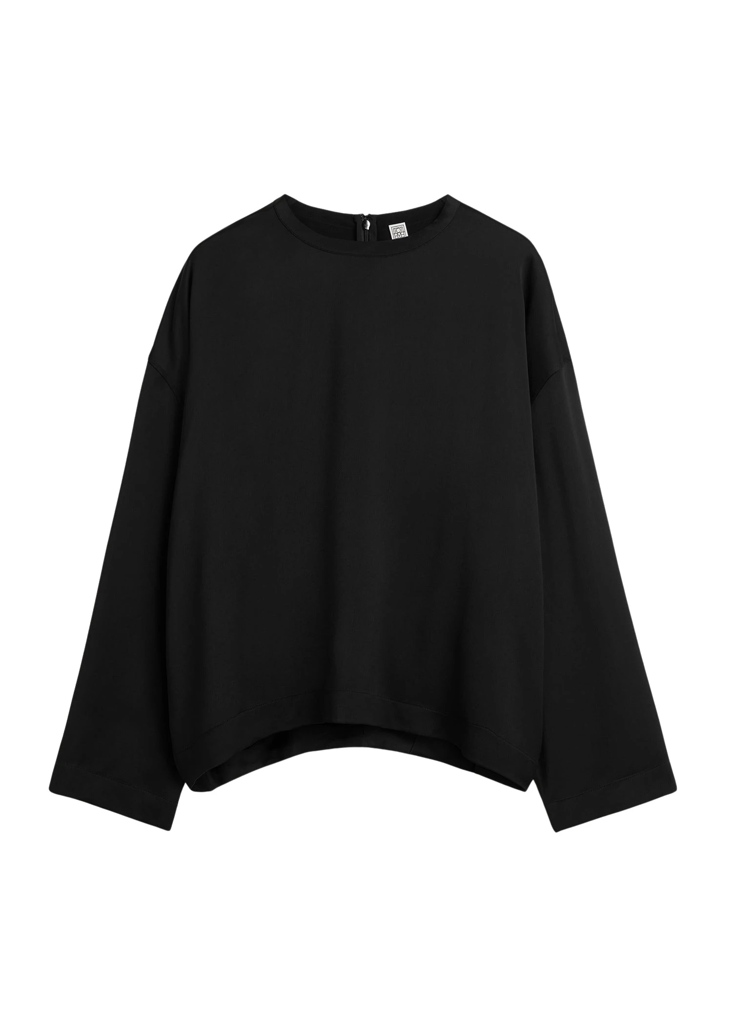 Toteme-Boxy-satin-top-black74701_nobg Toteme Tops with minimalist design at Luxury Shoes