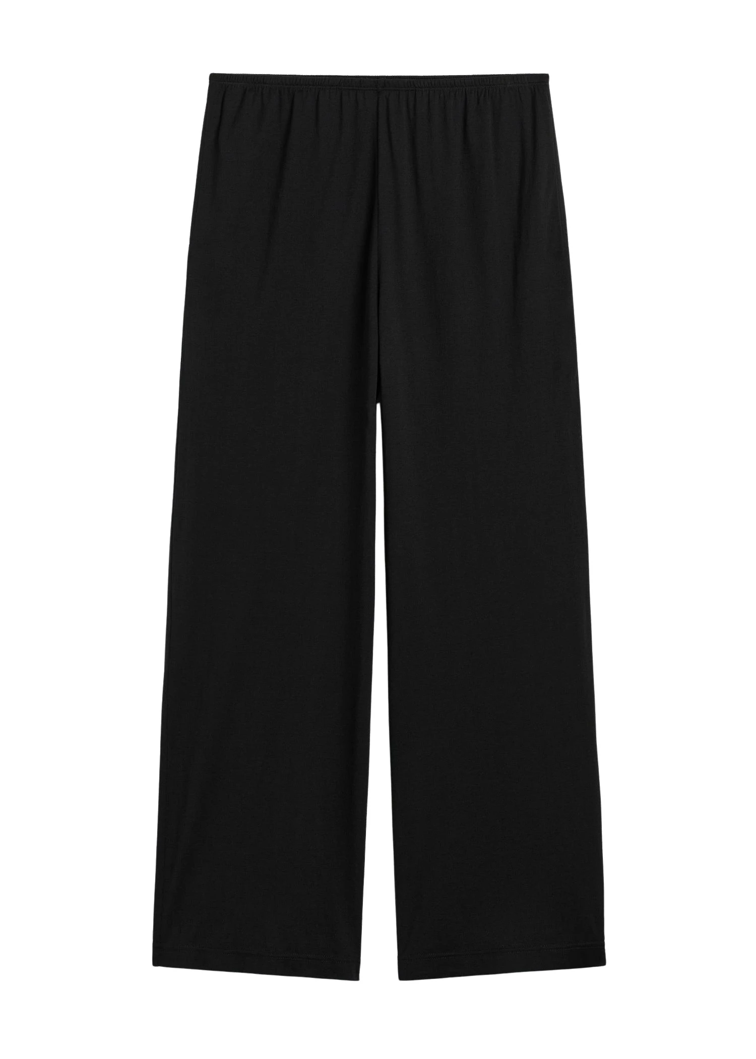 Toteme-Cotton-silk-pj-bottoms-black52797_nobg Toteme Loungewear with minimalist design at Luxury Shoes