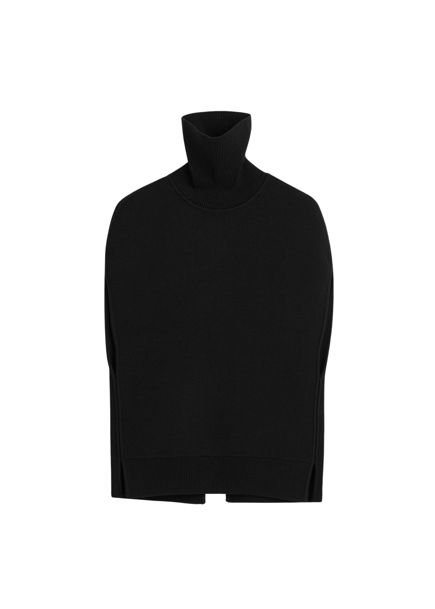 Toteme-Double-knit-cape-knit-black62539_nobg Toteme Knitwear with minimalist design at Luxury Shoes