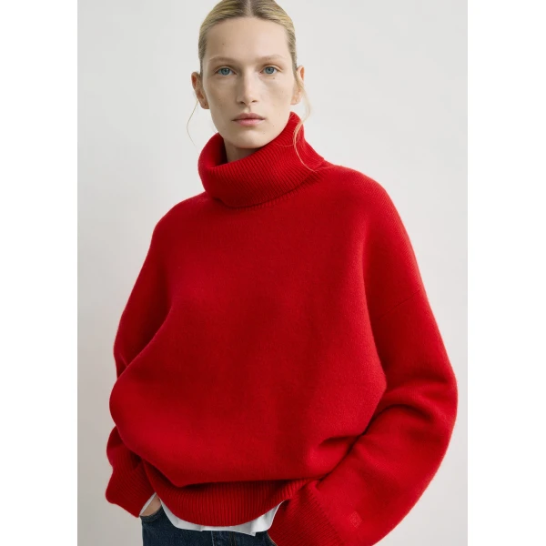Double-knit turtleneck poppy - Image 5