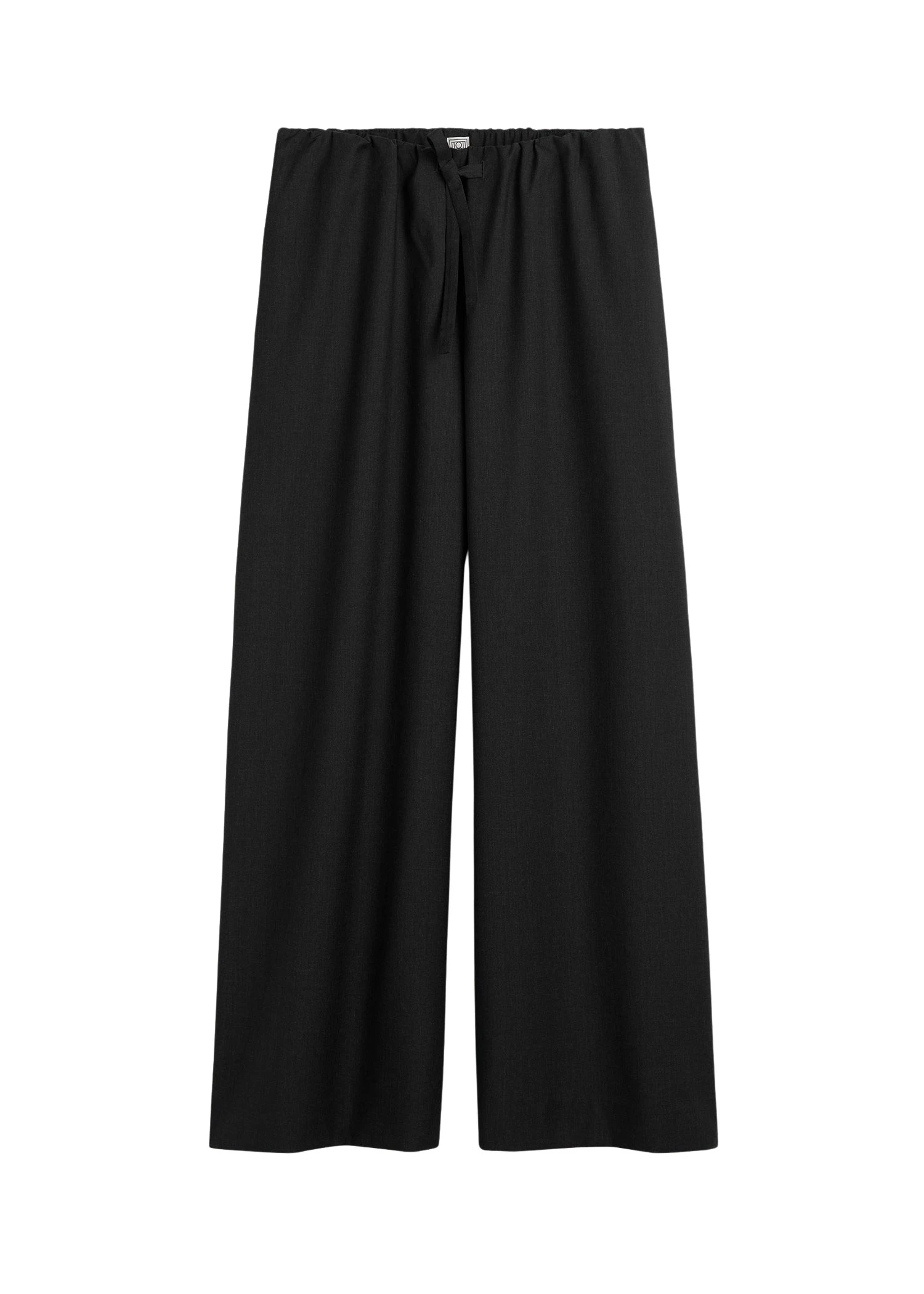 Toteme-Drawstring-dinner-trousers-charcoal-melange90676_nobg Toteme Pants with minimalist design at Luxury Shoes