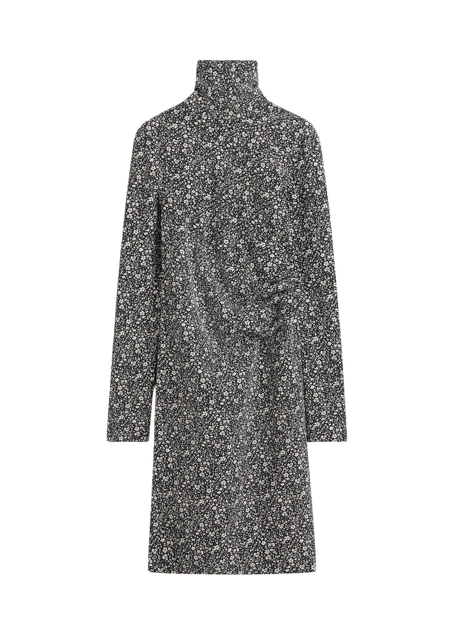 Toteme-Floral-twist-dress-blackwhite25713_nobg Toteme Dresses with minimalist design at Luxury Shoes