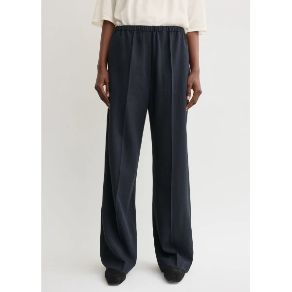 Fluid winter trousers navy - Image 5