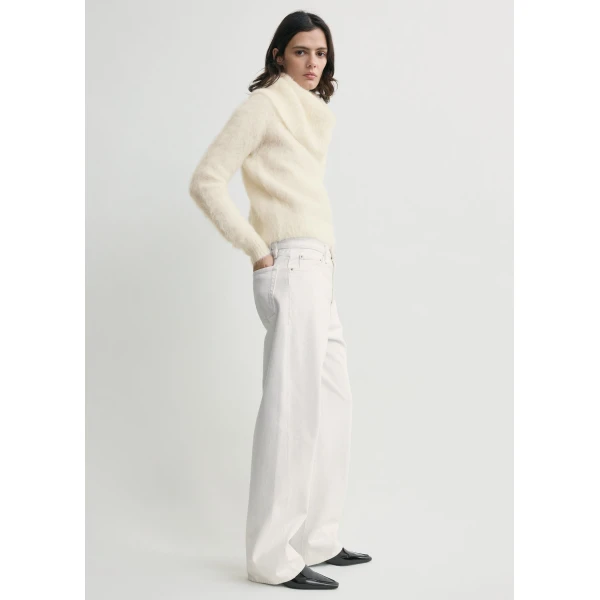 Funnel alpaca-blend knit milk - Image 3