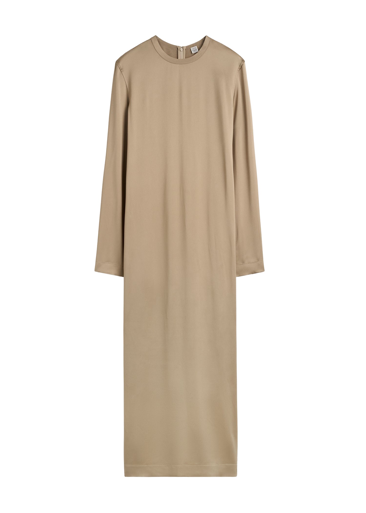Toteme-Long-satin-dress-latte26197_nobg Toteme Dresses with minimalist design at Luxury Shoes