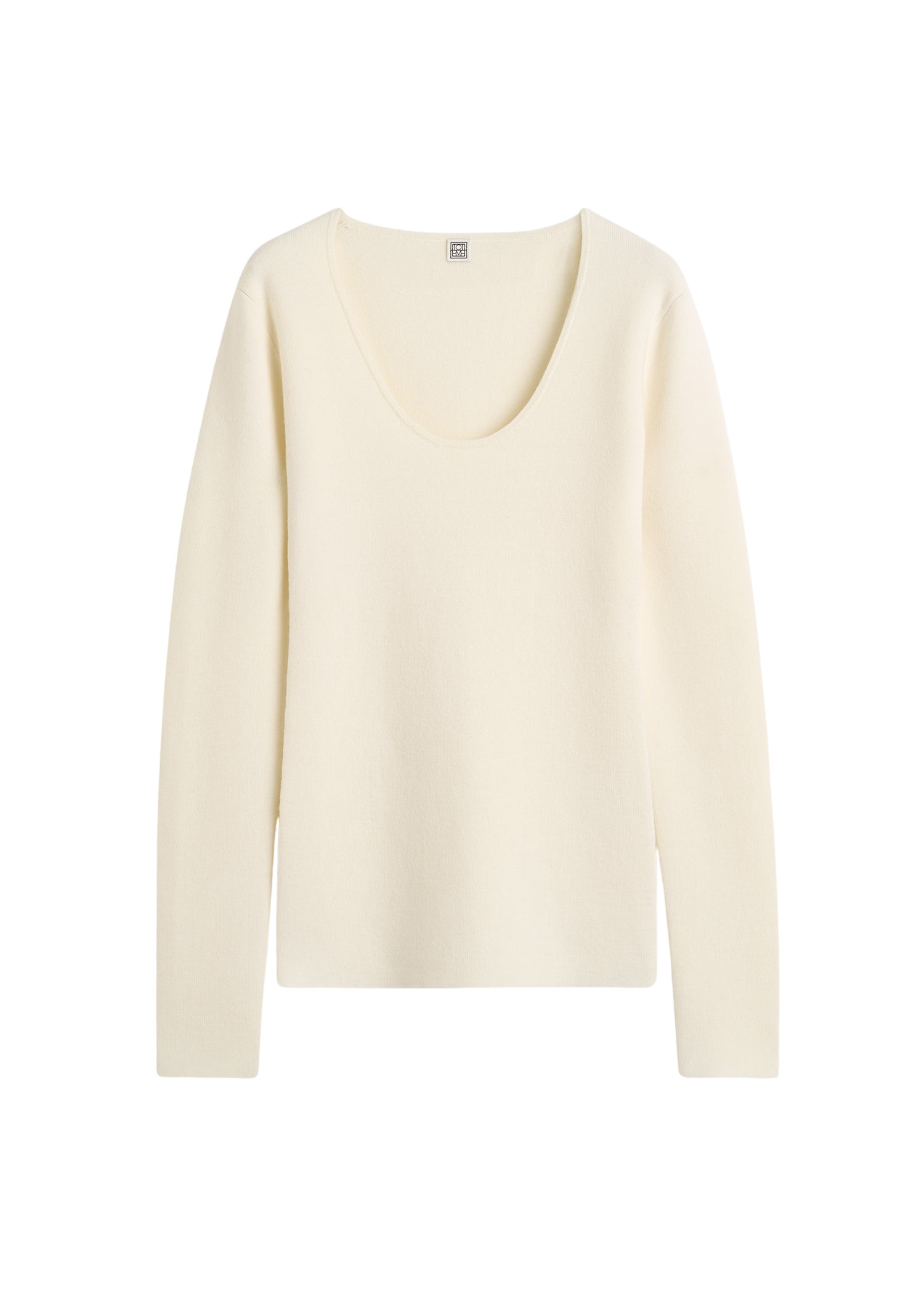 Toteme-Merino-knit-top-ecru13537_nobg Toteme Tops with minimalist design at Luxury Shoes
