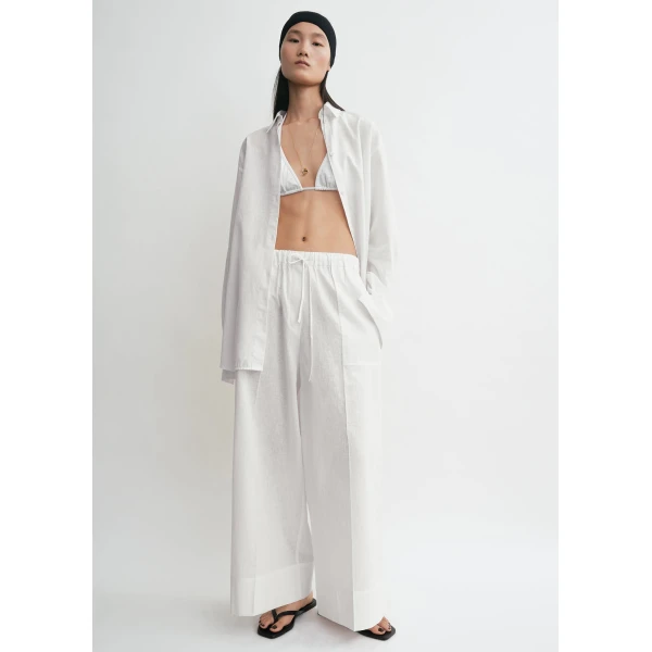 Oversized summer shirt white - Image 3