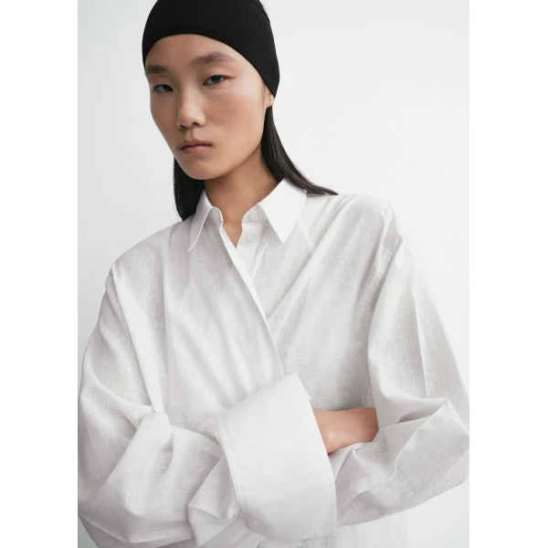 Oversized summer shirt white - Image 5