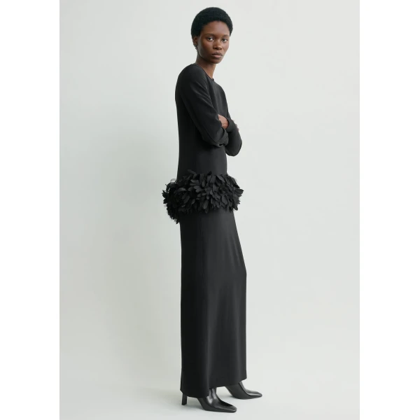 Petal dress black - Image 3