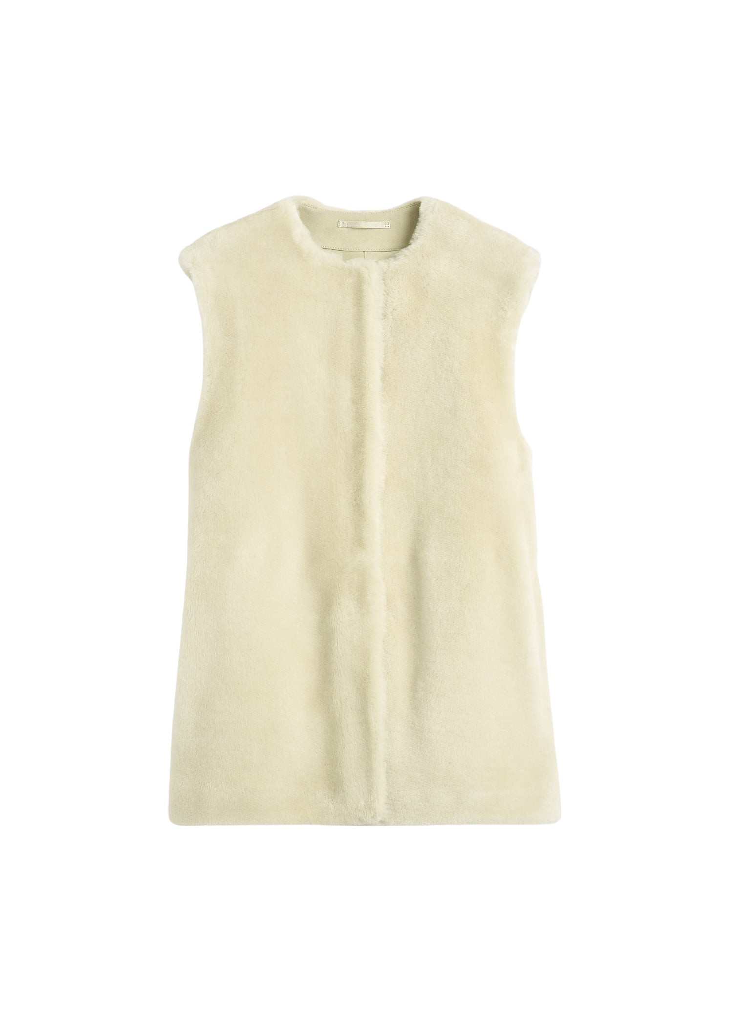 Toteme-Plush-shearling-vest-ecru21536_nobg Toteme Jackets with minimalist design at Luxury Shoes