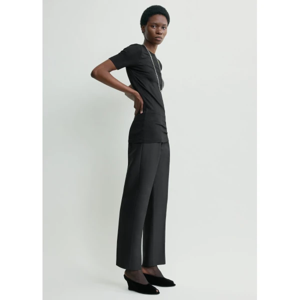 Slim evening trousers black - Image 3