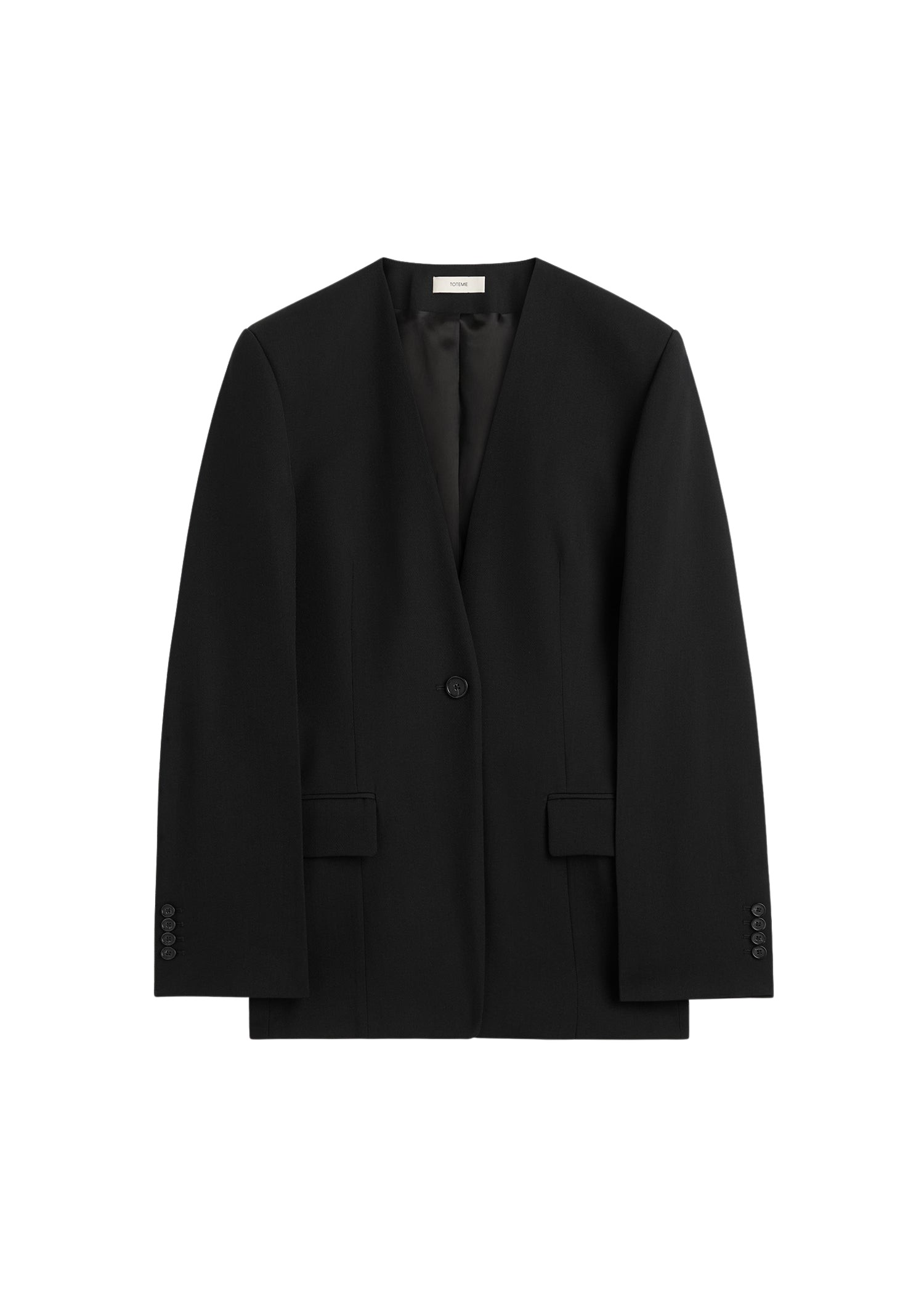 Toteme-Slouch-blazer-black65681_nobg Toteme Jackets with minimalist design at Luxury Shoes