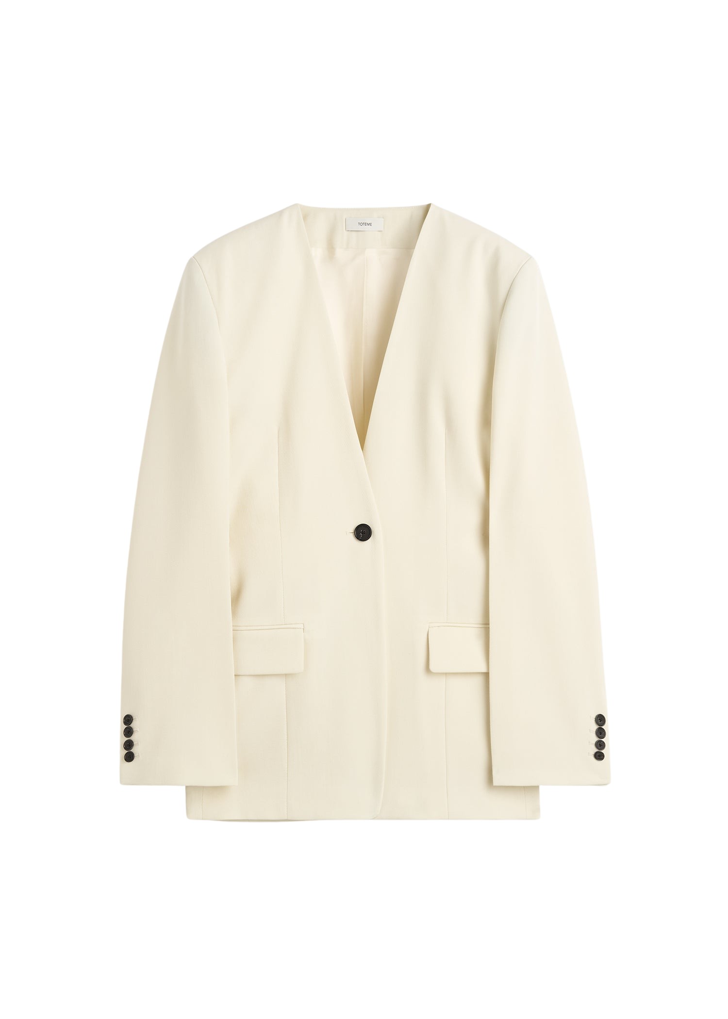 Toteme-Slouch-blazer-off-white46928_nobg Toteme Jackets with minimalist design at Luxury Shoes