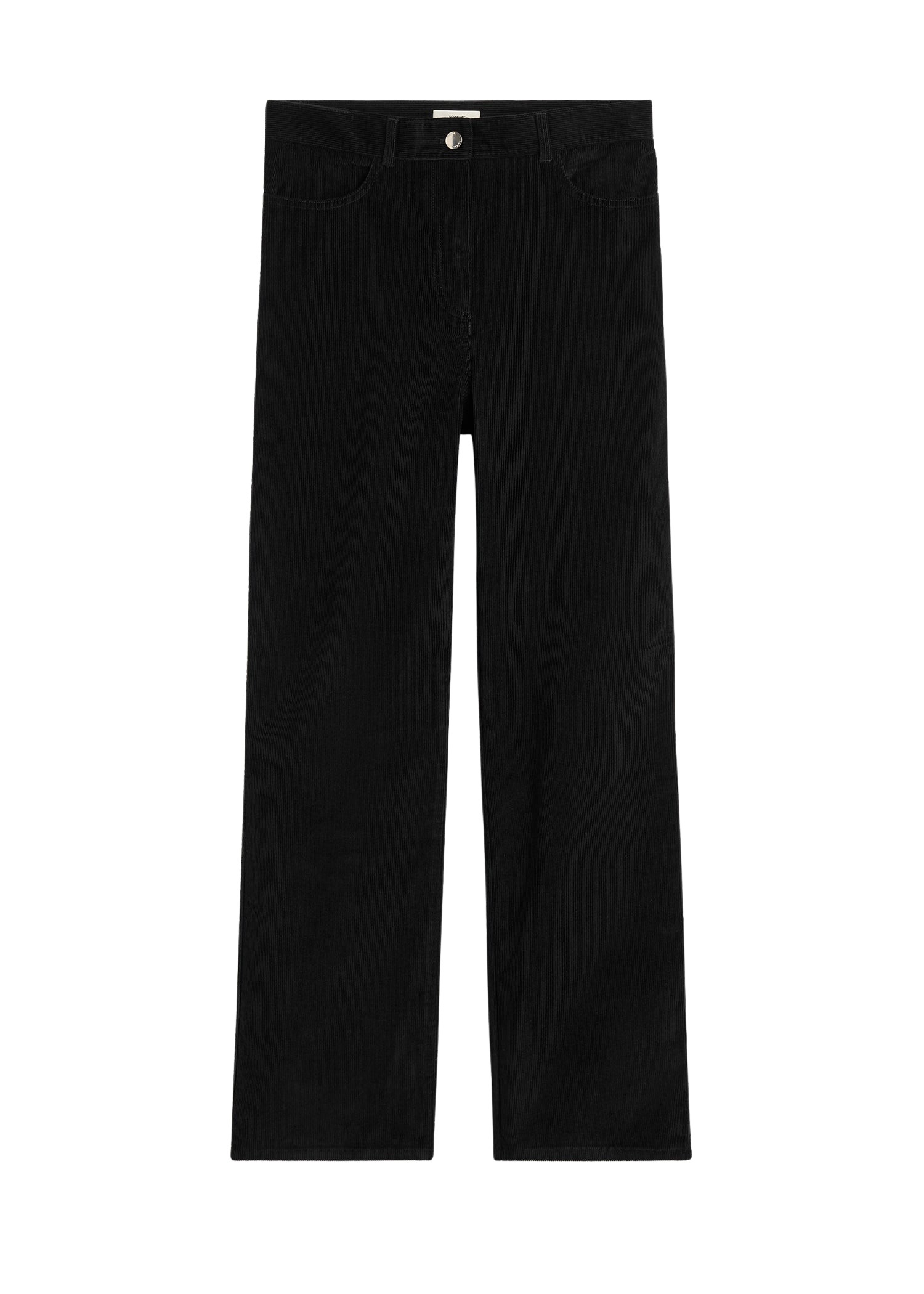 Toteme-Straight-cord-trousers-black93845_nobg Toteme Pants with minimalist design at Luxury Shoes