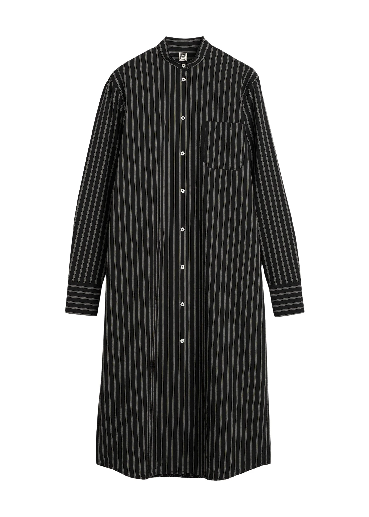 Toteme-Striped-summer-tunic-blackwhite25669_nobg Toteme Dresses with minimalist design at Luxury Shoes