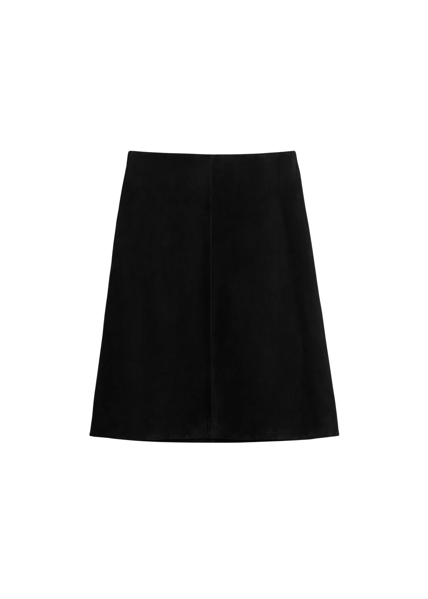 Toteme-Suede-skirt-black35214_nobg Toteme Skirts with minimalist design at Luxury Shoes
