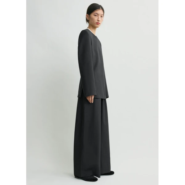 Tailored dinner blouse black - Image 3