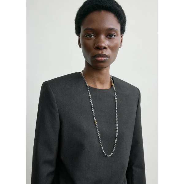 Tailored dinner blouse charcoal - Image 5