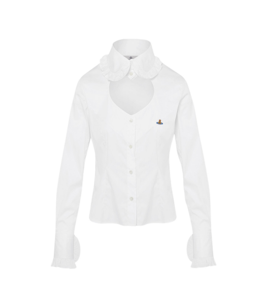 Vivienne Westwood Toulouse Frill Shirt - Vivienne Westwood Tops - Punk Luxury - Shop at Luxury Shoes 