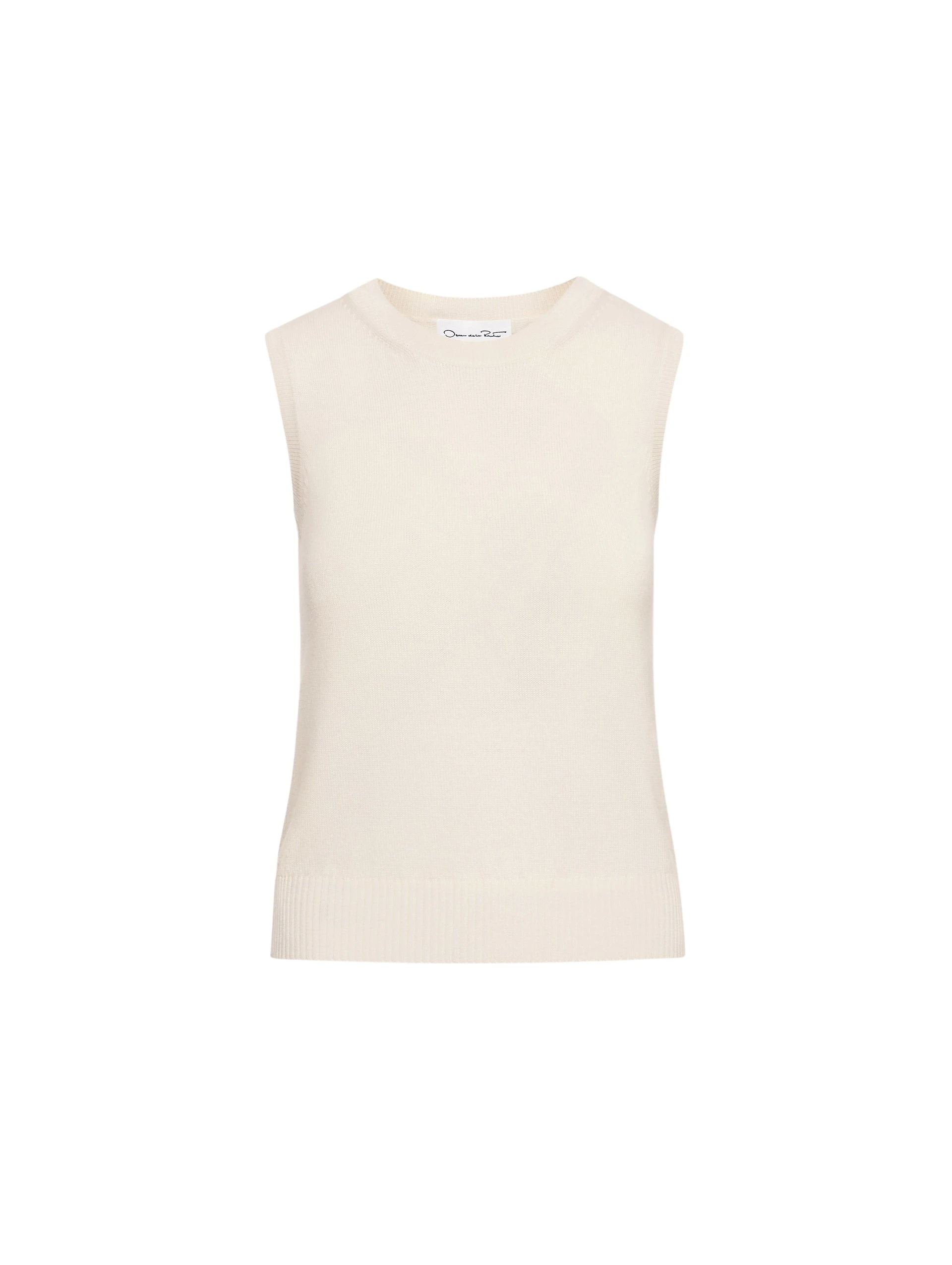 Virgin-Wool-Tank-Oscar-de-la-Renta-Tops56706_nobg Oscar de la Renta Virgin Wool Tank - Oscar de la Renta Tops - American Couture - Shop at Luxury Shoes