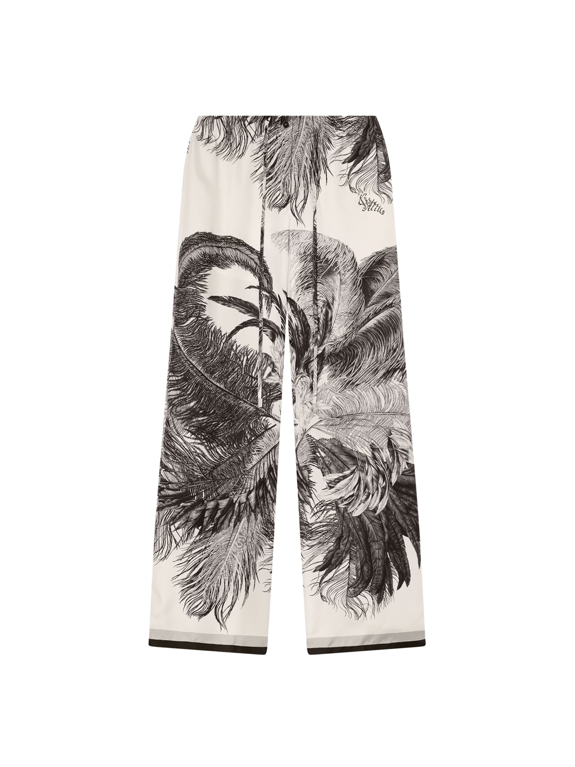 The Attico White And Black Long Pant - The Attico Pants - Designed by Gilda Ambrosio & Giorgia Tordini - Shop at Luxury Shoes The Attico White And Black Long Pant - The Attico Pants - Designed by Gilda Ambrosio & Giorgia Tordini - Shop at Luxury Shoes