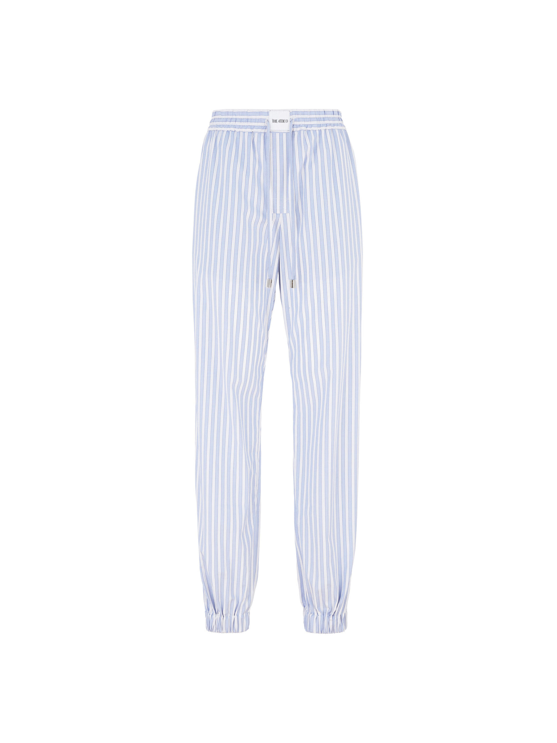 The Attico White And Navy Blue Long Pants - The Attico Pants - Designed by Gilda Ambrosio & Giorgia Tordini - Shop at Luxury Shoes The Attico White And Navy Blue Long Pants - The Attico Pants - Designed by Gilda Ambrosio & Giorgia Tordini - Shop at Luxury Shoes