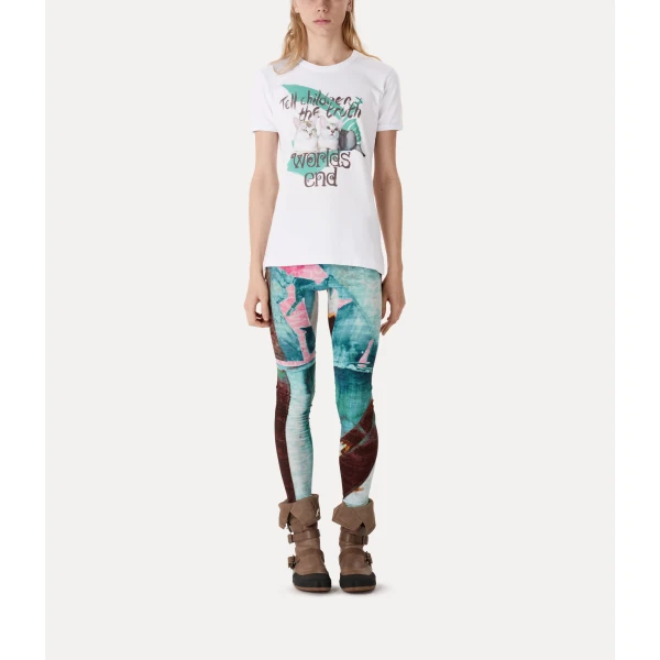 Vivienne Westwood Worlds End Classic Truth T-shirt - Vivienne Westwood Tops - Punk Luxury - Shop at Luxury Shoes 