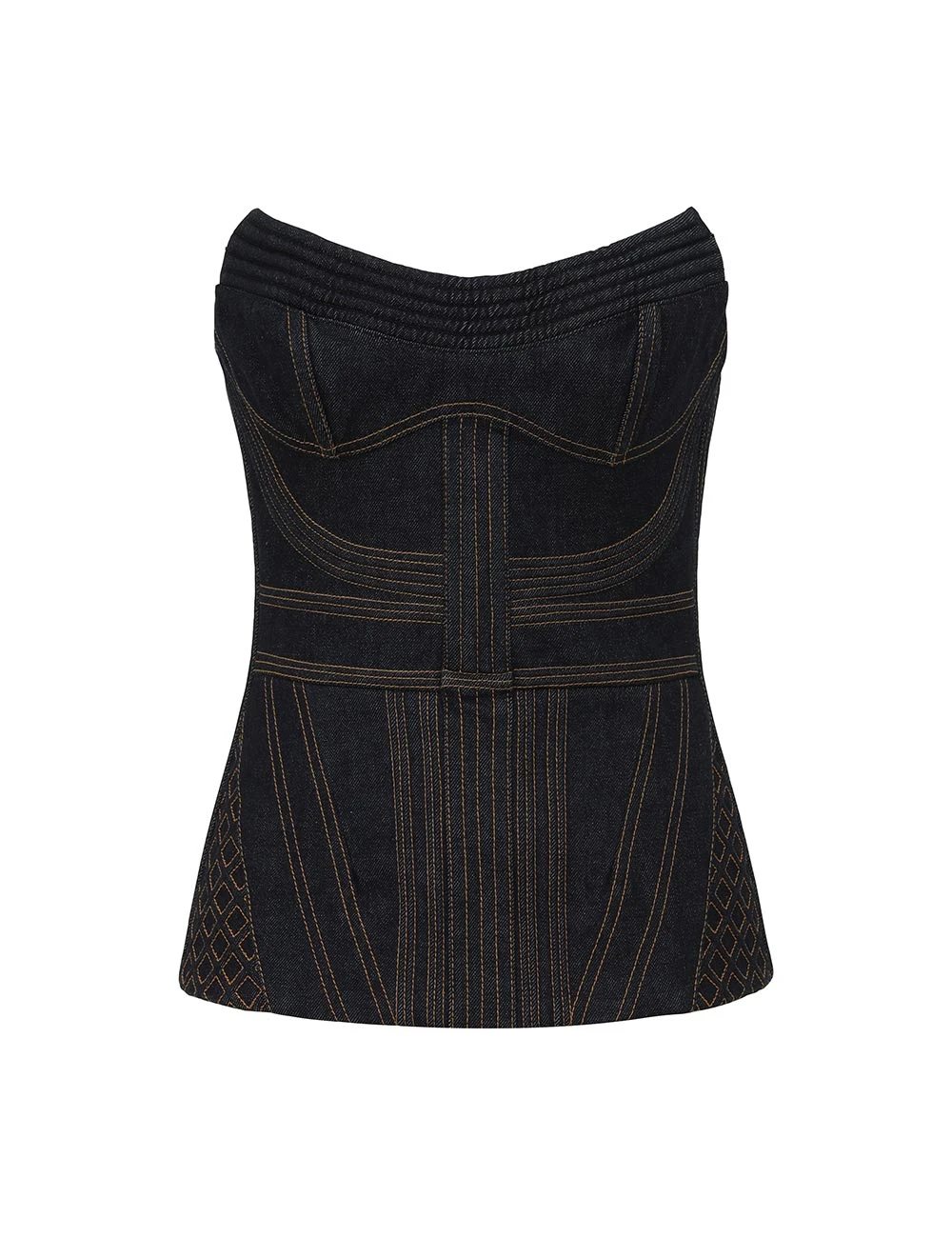 Zimmermann Corded Denim Corset | Ready to Wear 2025 Collection Luxury Shoes Elevate your elegance in this Zimmermann Tops from the 2025 resort wear edit