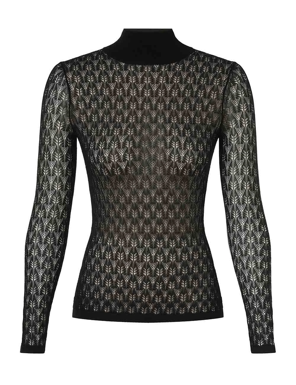 Zimmermann Lace Knit Turtleneck Sweater | Ready to Wear 2025 Collection Luxury Shoes Elevate your elegance in this Zimmermann Knitwear from the 2025 resort wear edit